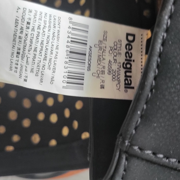 Desigual Embroidered Floral Black Crossbody Bag - Picture 10 of 16